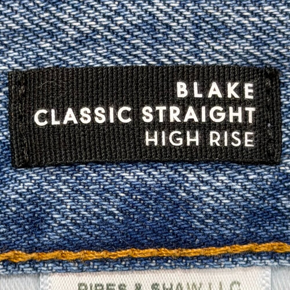 Veronica Beard Blake Classic Straight High Rise Tulum Wash Denim Jeans‎ Size 28 - Picture 6 of 8